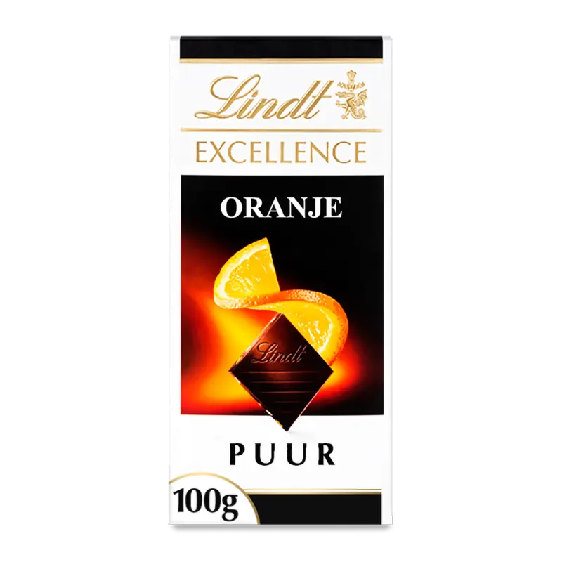 Lindt Excellence sinaasappel pure chocolade