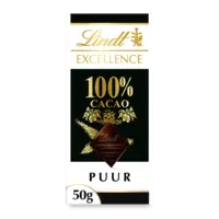 Lindt Excellence 100% pure chocolade