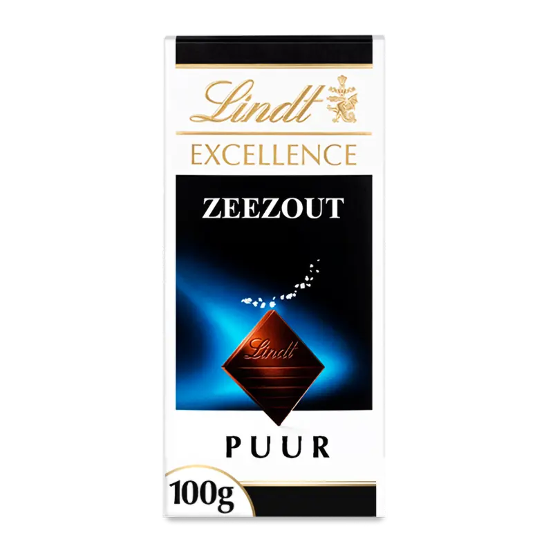 Lindt Excellence zeezout pure chocolade