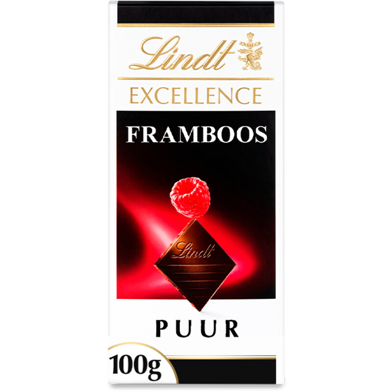 Een afbeelding van Lindt Excellence framboos pure chocolade