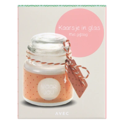 pdp-image-Avec Kaars in glazen pot