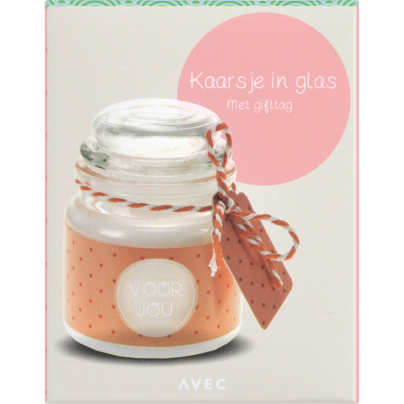 Een afbeelding van Avec Kaars in glazen pot