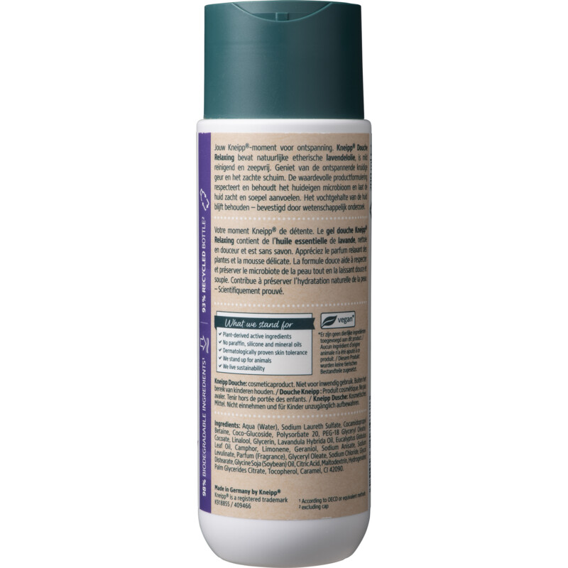 Een afbeelding van Kneipp Doucheliquid relaxing lavendel