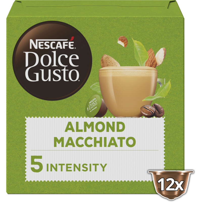 Nescafé Dolce Gusto Almond macchiato vegan capsules reserveren Albert