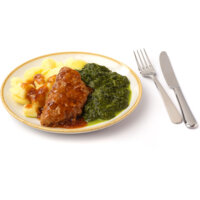 Een afbeelding van AH Cordon bleu met spinazie