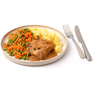 pdp-image-AH Kipfilet pepersaus met wortel en doperwt