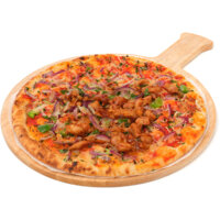 Een afbeelding van AH Verse pizza BBQ chicken