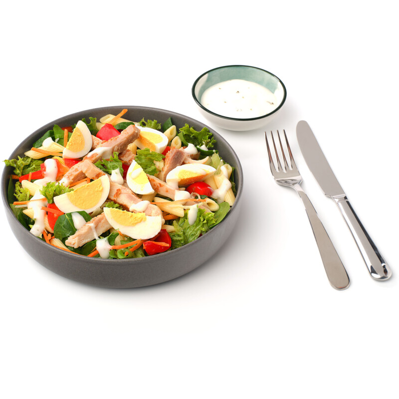 Een afbeelding van AH Basis maaltijdsalade gegrilde kip