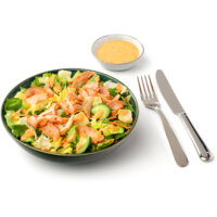 Een afbeelding van AH Basis maaltijdsalade tonijn scharrelei