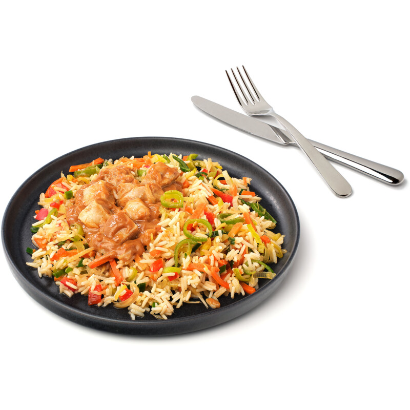Een afbeelding van AH Verse maaltijd kip saté