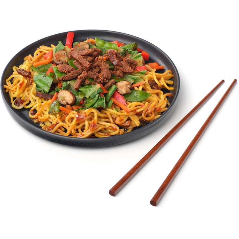 Een afbeelding van AH Stoommaaltijd beef teriyaki