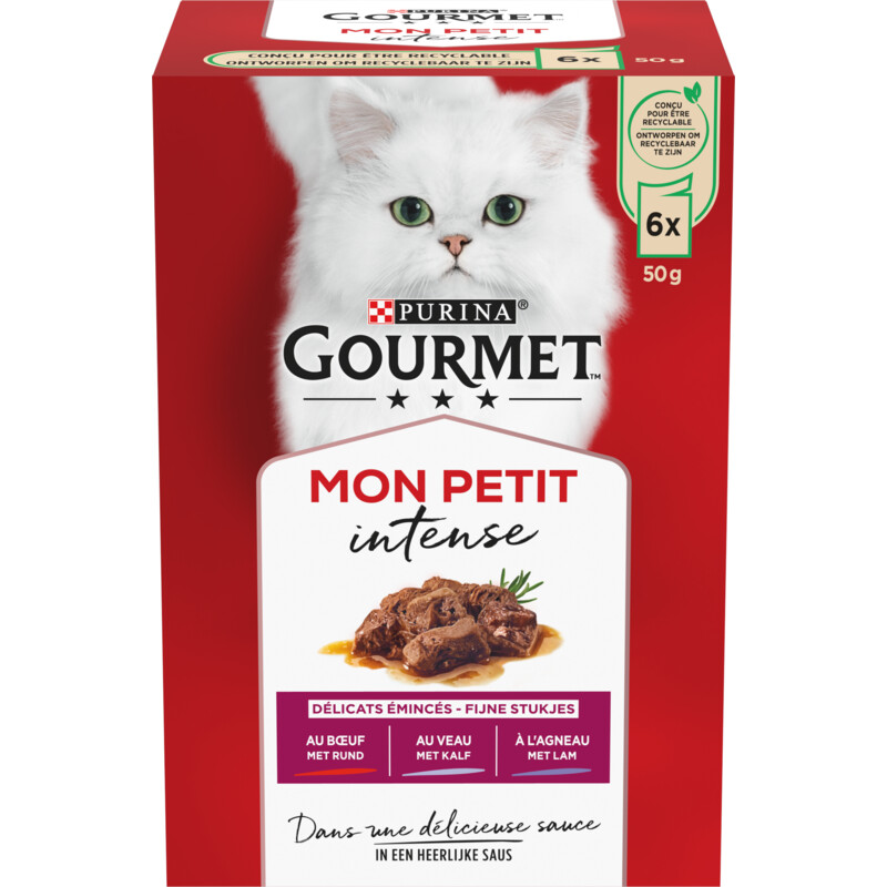 Een afbeelding van Gourmet Mon petit intense met rund kalf lam