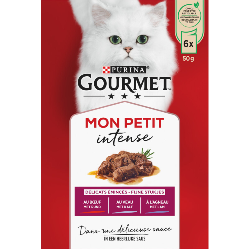 Een afbeelding van Gourmet Mon petit intense met rund kalf lam