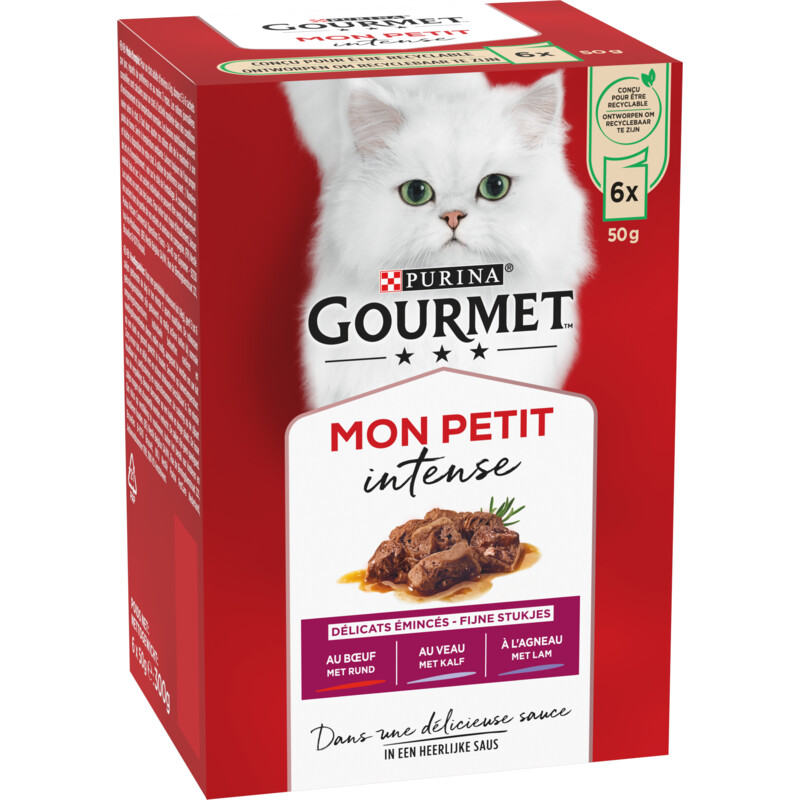 Een afbeelding van Gourmet Mon petit intense met rund kalf lam