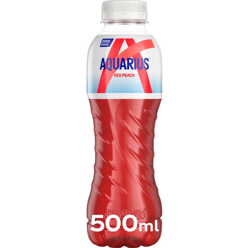 Een afbeelding van Aquarius Red peach zero sugar