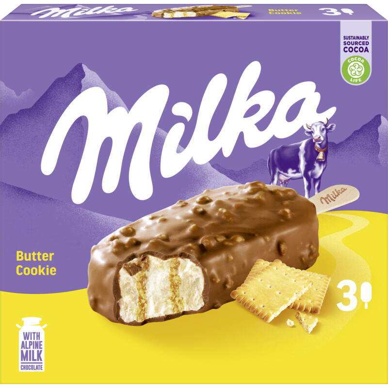Een afbeelding van Milka Butter cookie