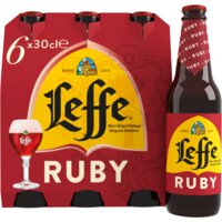 Een afbeelding van Leffe Ruby 6-pack