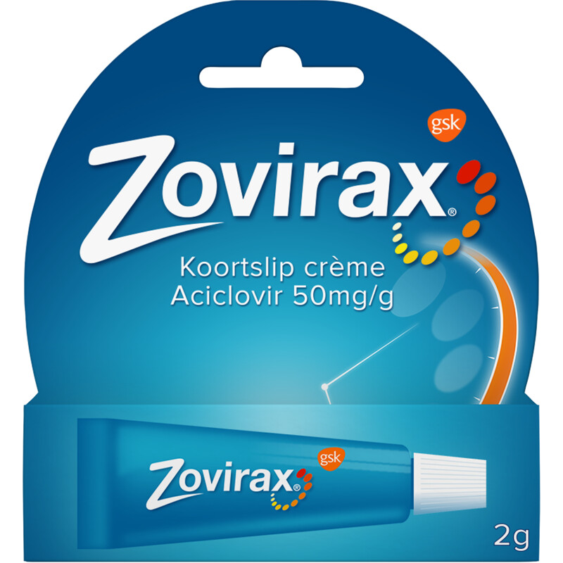 Een afbeelding van Zovirax Koortslip crème tube