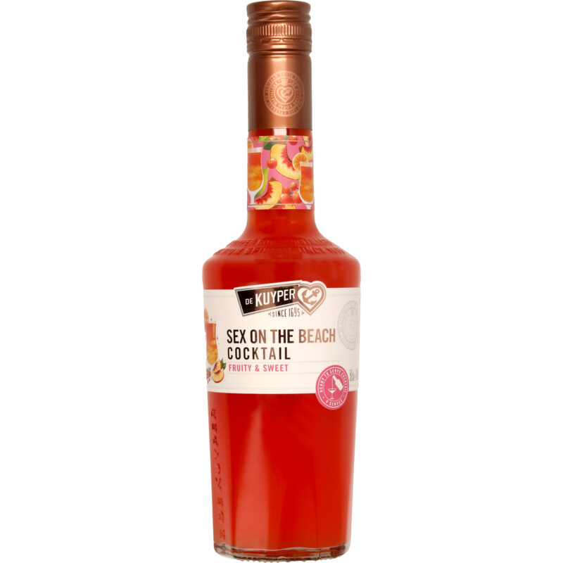 Een afbeelding van De Kuyper Sex on the beach cocktail