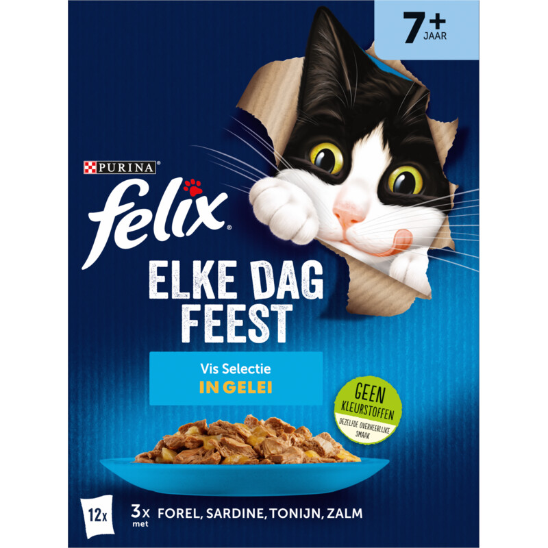 Een afbeelding van Felix Elke dag feest senior vis selectie gelei