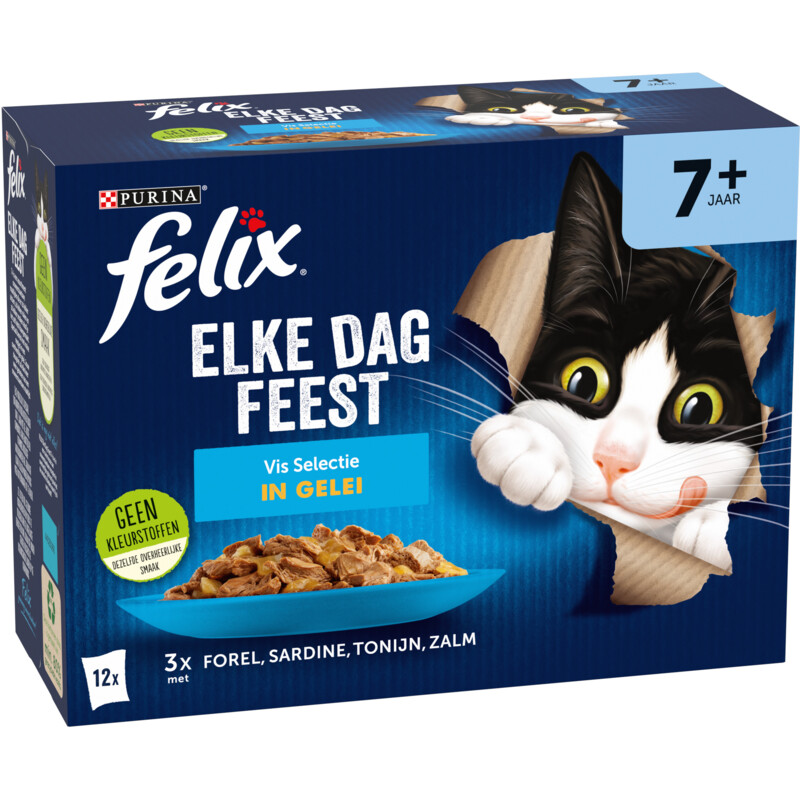 Een afbeelding van Felix Elke dag feest senior vis selectie gelei