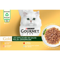 Een afbeelding van Gourmet Gold malse lekkernijen kip zalm rund