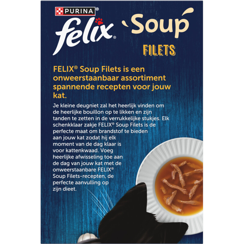 Een afbeelding van Felix Soup vis kabeljauw, tonijn, schol