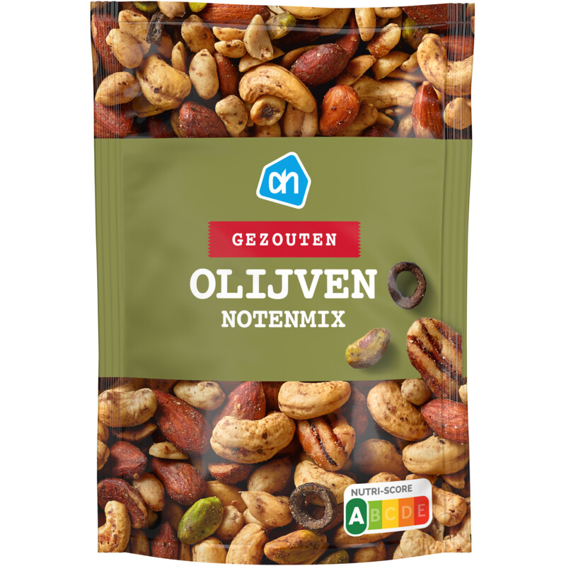 Een afbeelding van AH Olijven notenmix gezouten