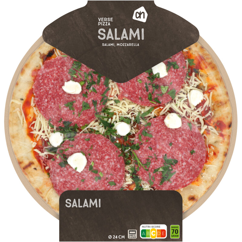 AH Verse pizza salami 24cm bestellen Albert Heijn