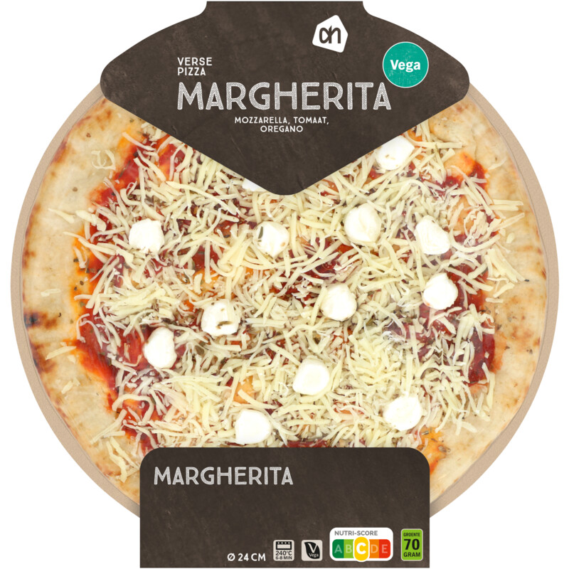 Een afbeelding van AH Verse pizza margherita online only