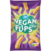 Een afbeelding van AH Vegan flips met kaassmaak
