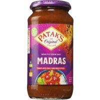 Een afbeelding van Patak's Madras saus