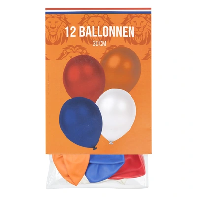 pdp-image-Avec Ballonnen rood wit blauw oranje