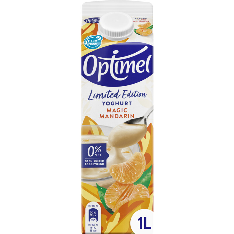 Een afbeelding van Optimel Yoghurt limited edition