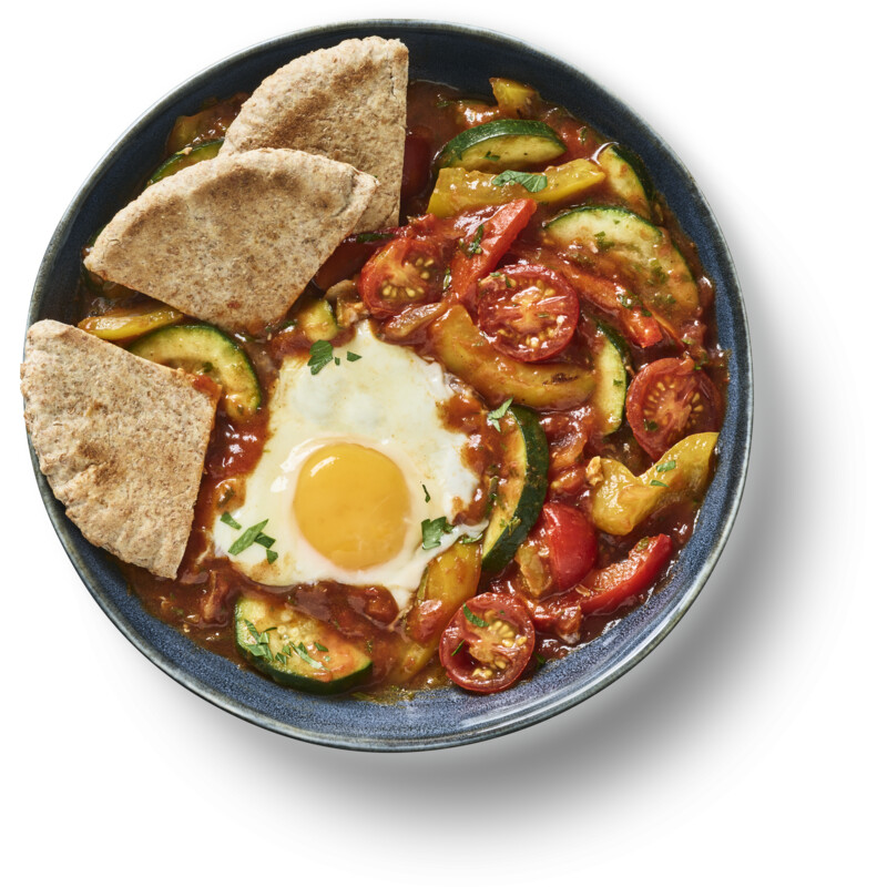 Een afbeelding van AH Gesneden verspakket shakshuka