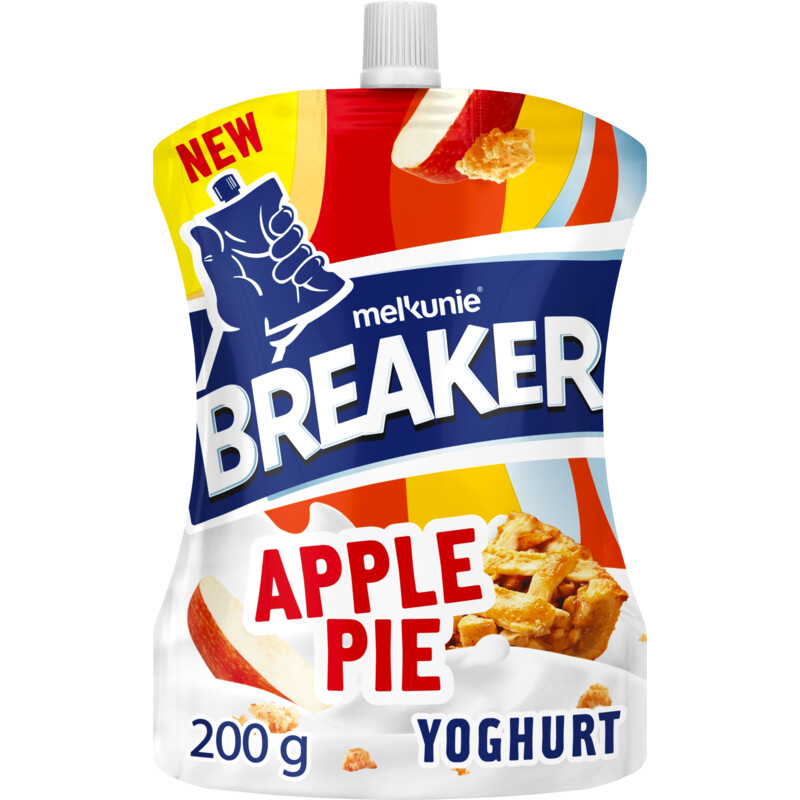 Melkunie Breaker yoghurt appeltaart