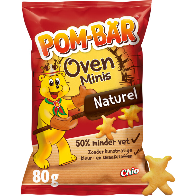 Een afbeelding van Chio Pom-bar oven minis naturel