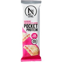 Een afbeelding van NXT Level Pocket protein raspberry cheesecake