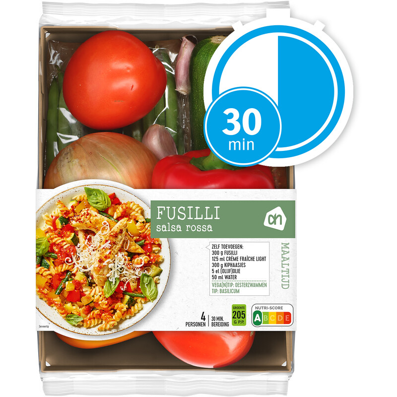 Een afbeelding van AH Fusilli salsa rossa verspakket