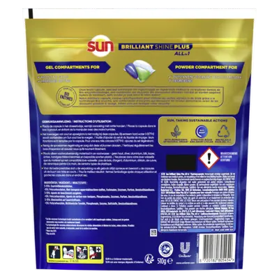 pdp-image-Sun Brilliant shine plus vaatwascapsules