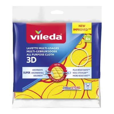 pdp-image-Vileda Multi-Gebruiksdoek 3D 6Pk