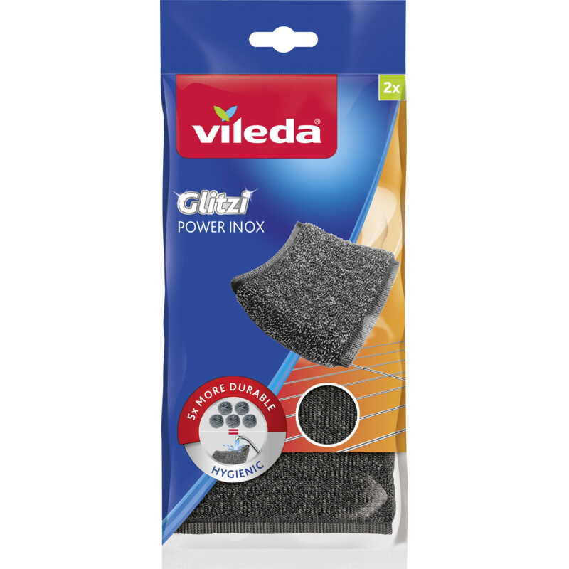 Een afbeelding van Vileda Schuursponsen glitzi power 2-pack