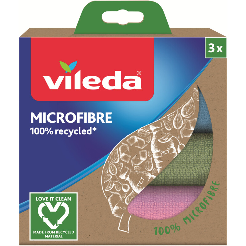4x Vileda Microvezeldoek 100% aanbieding bij Plein.nl