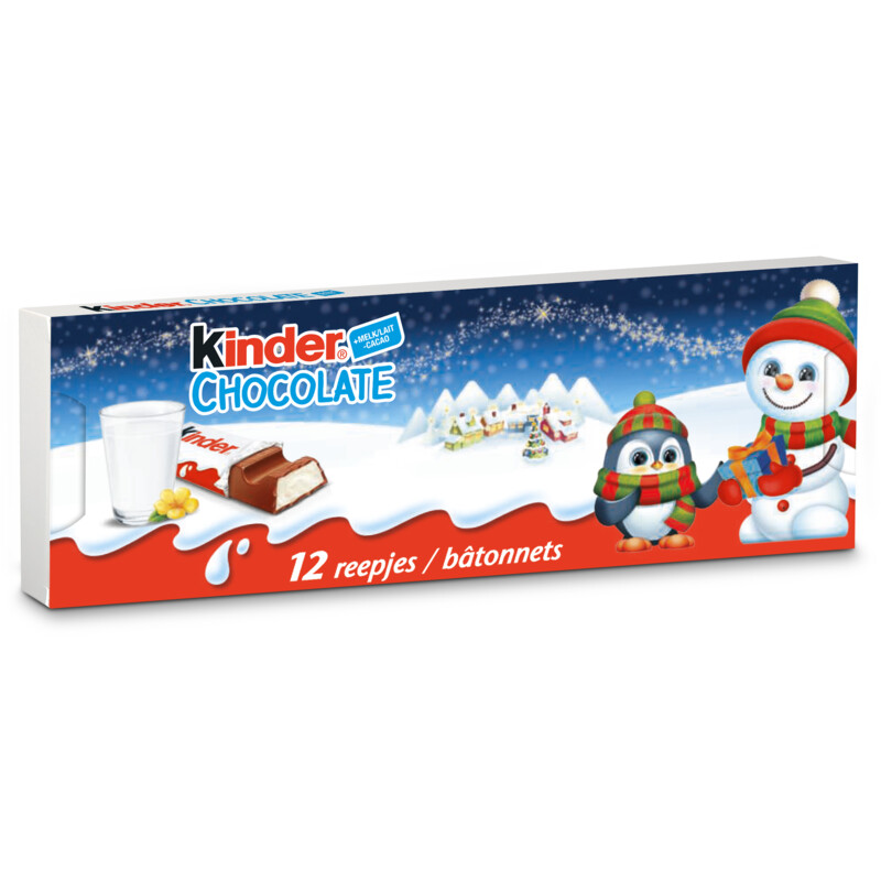 Een afbeelding van Kinder Chocolade winter