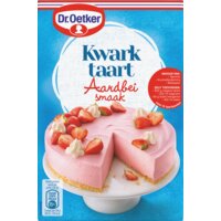 Een afbeelding van Dr. Oetker Kwarktaart aardbeismaak bakmix