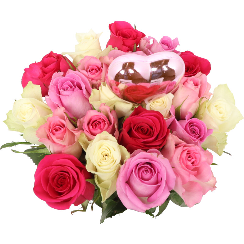 Een afbeelding van AH Valentijn rozenboeket