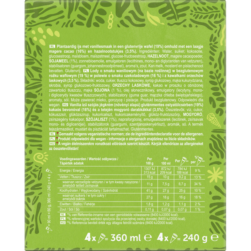 Een afbeelding van Ola Cornetto gluten free vegan