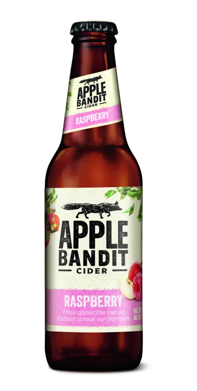 Raspberry cider fles