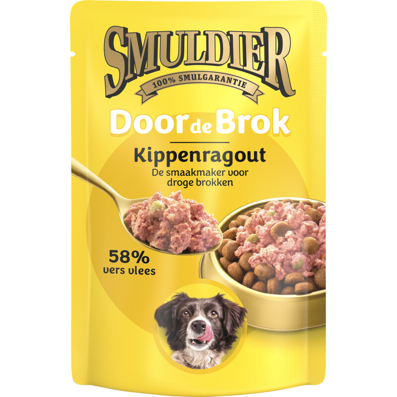 Een afbeelding van Smuldier Door de brok kippenragout
