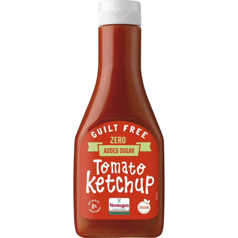 Een afbeelding van Verstegen Tomaten ketchup zero added sugar